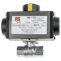 RS PRO Ball Type Pneumatic Actuated Valve 40 bar BSP Female 1/4 in 760-5598