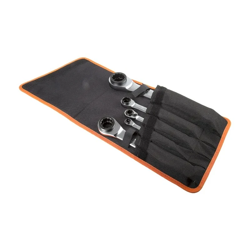 Bahco 5-Piece Ratchet Spanner Set 8 x 9 to 34 x 36 mm S4RM/5T
