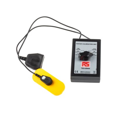 RS PRO Wrist & Foot ESD Tester, Wrist & Foot Test Point, 9V Battery, 715kΩ Max Resistance, 37mΩ Min Resistance 763-0945