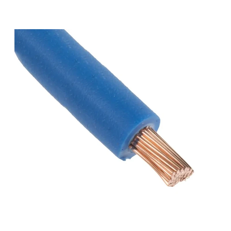 RS PRO Blue 2.5 mm² Hook Up Wire, 13 AWG, 50 x 0.25 mm Copper Core, 100 m Length, Zero Halogen 763-7637