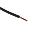 RS PRO Black 1.5 mm² Hook Up Wire, 15 AWG, 30x0.25 mm core strands, 100 m length, Zero Halogen, 750 V, Copper 763-7618