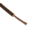 RS PRO Brown 1 mm² Hook Up Wire, 17 AWG, 32/0.2 mm Strands, 100 m Length, Zero Halogen Insulation 763-7599