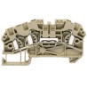 RS PRO DIN Rail Terminal Block Blue, 2-Level, 2.5mm² Cable CSA, 600V Voltage, Spring Clamp Termination 763-7422