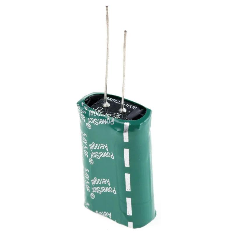 Eaton Supercapacitor 5 F Capacitance 5.4V DC Through Hole Cylindrical PHV-5R4V505-R