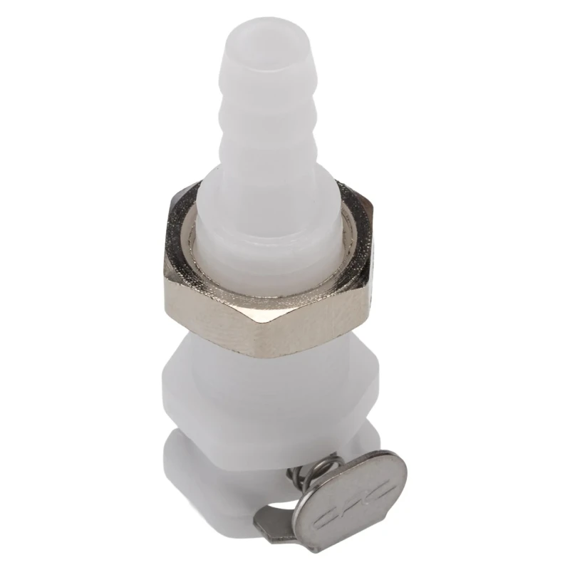 Colder Products Hose Connector 6.35 mm ID, Natural White Acetal Body, Male Connection, 8.3 Bar PMC16-04