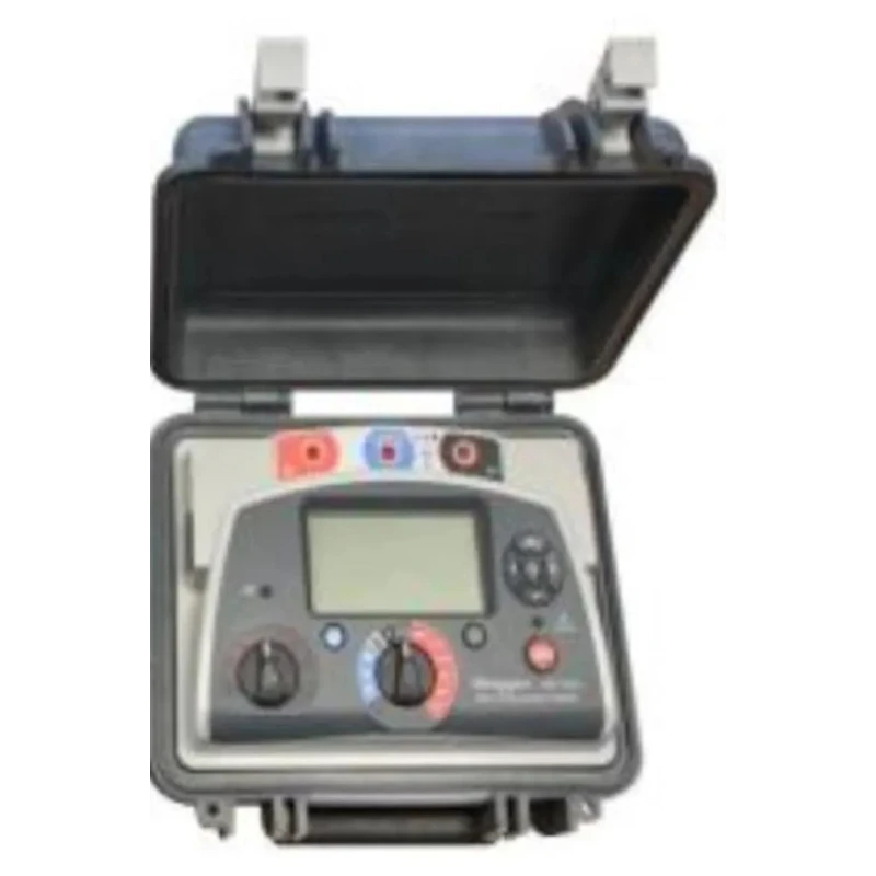 Megger Insulation Tester, 250 V Min, 5 kV Max, 10 TΩ, CAT IV 600V, Lithium-ion Battery, Model MIT515