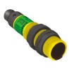 Banner Diffuse Photoelectric Sensor Barrel Detection Range 0 to 100 mm PNP Output IP69K S18SP6FF100Q
