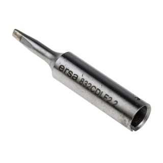 Ersa 1 x 2.2 mm Chisel 46 mm Soldering Iron Tip for Power Tool 0832CDLF/SB