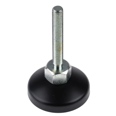 RS PRO Adjustable Pivot Foot with M10 Thread for 10 mm Tube Diameter and 6 mm Groove 767-5840