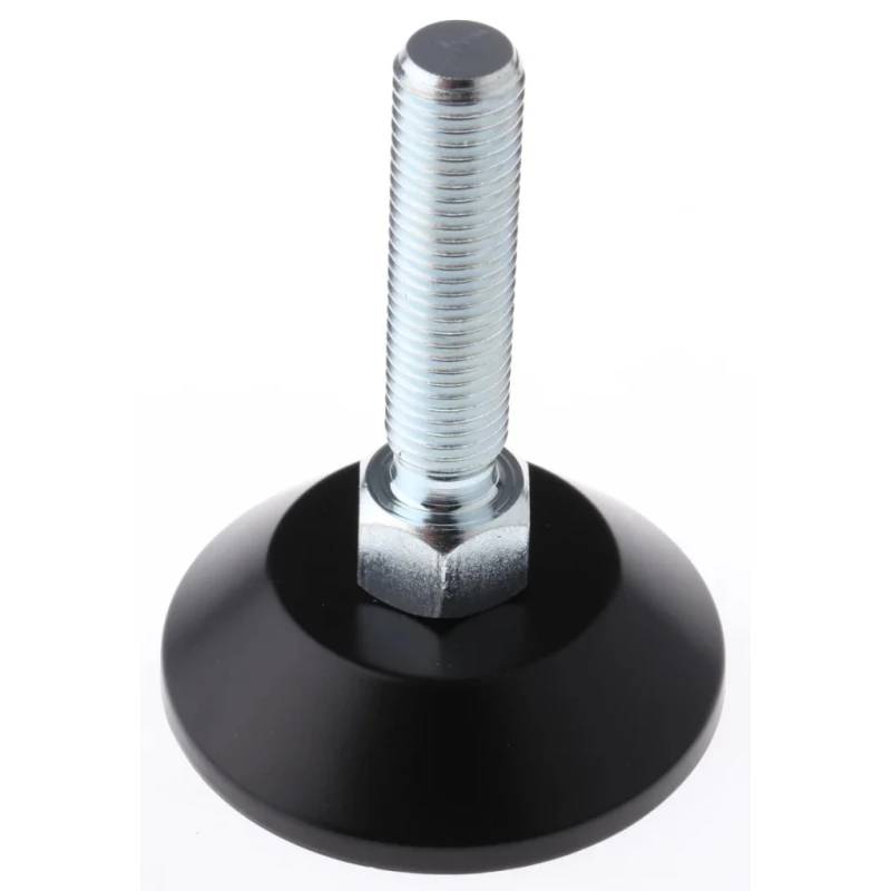 RS PRO Adjustable Foot with M16 Thread, Compatible Strut Profile 40 mm, Pivot Foot, Structural Element Type Foot 767-5866