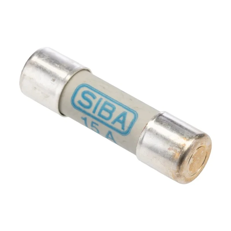 SIBA 15A Ceramic Cartridge Fuse 10 x 38 mm 600V dc URZ Series 5022526.15