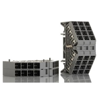 Weidmüller P Series 4-Level DIN Rail Terminal Block Grey 1.5mm² Push-in Termination 250V 17.5A 1173890000