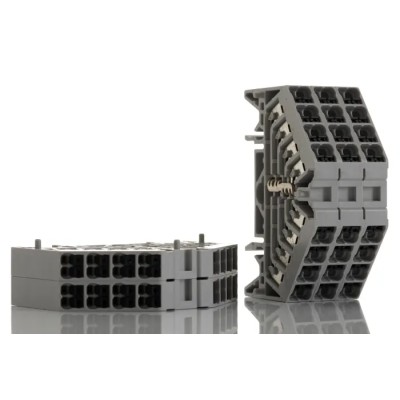 Weidmüller P Series 4-Level DIN Rail Terminal Block Grey 1.5mm² Push-in Termination 250V 17.5A 1173890000