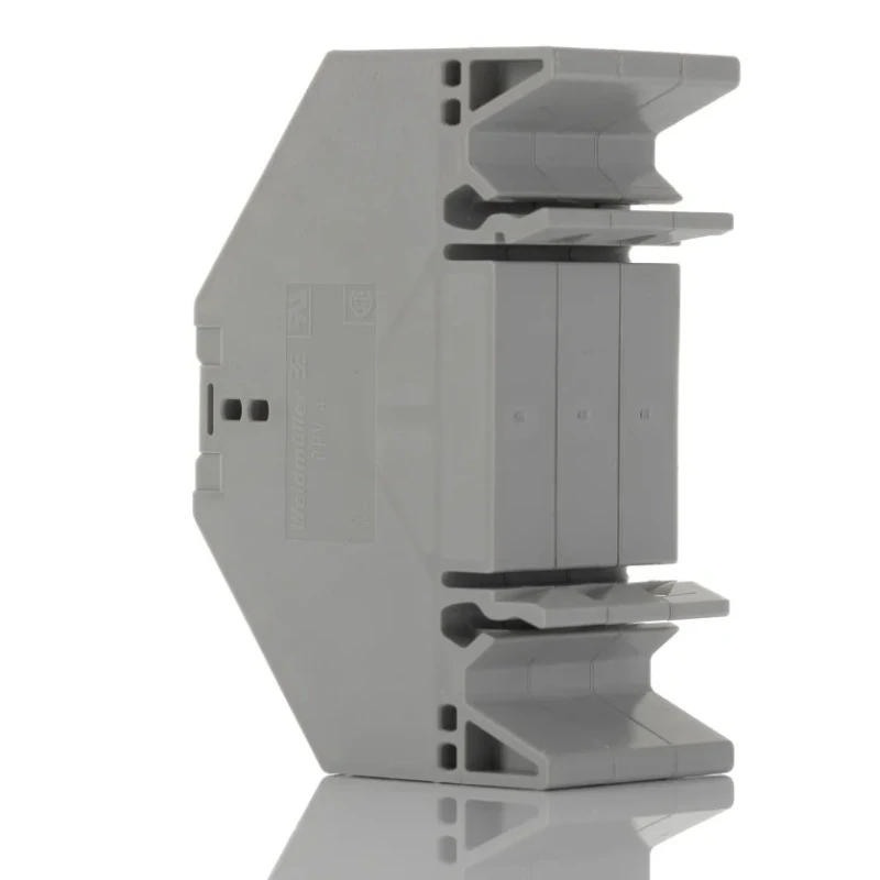 Weidmüller P Series 4-Level DIN Rail Terminal Block Grey 1.5mm² Push-in Termination 250V 17.5A 1173890000