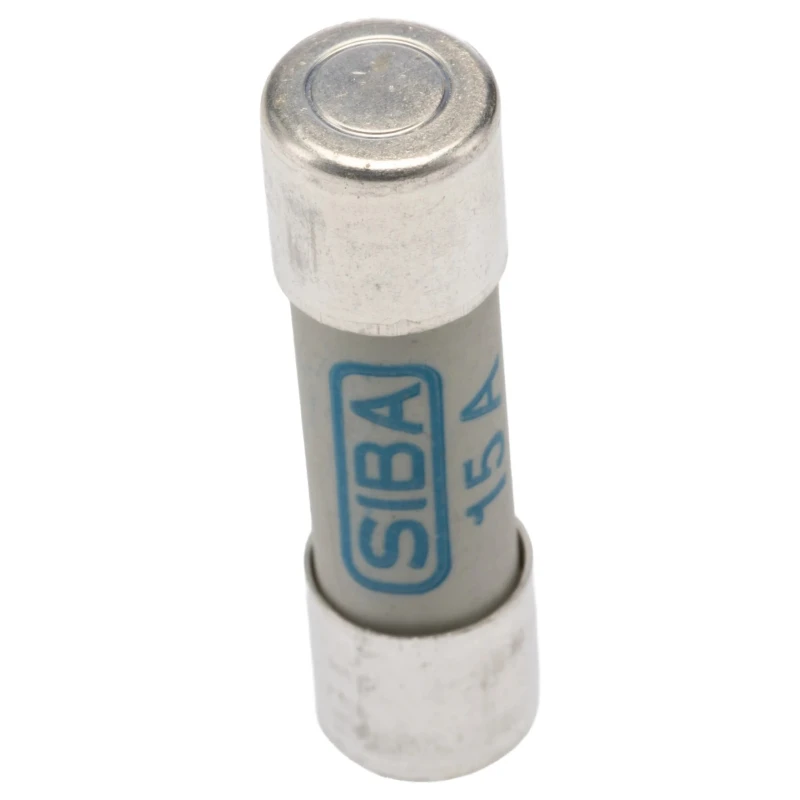 SIBA 15A Ceramic Cartridge Fuse, 10 x 38 mm 5021526.15