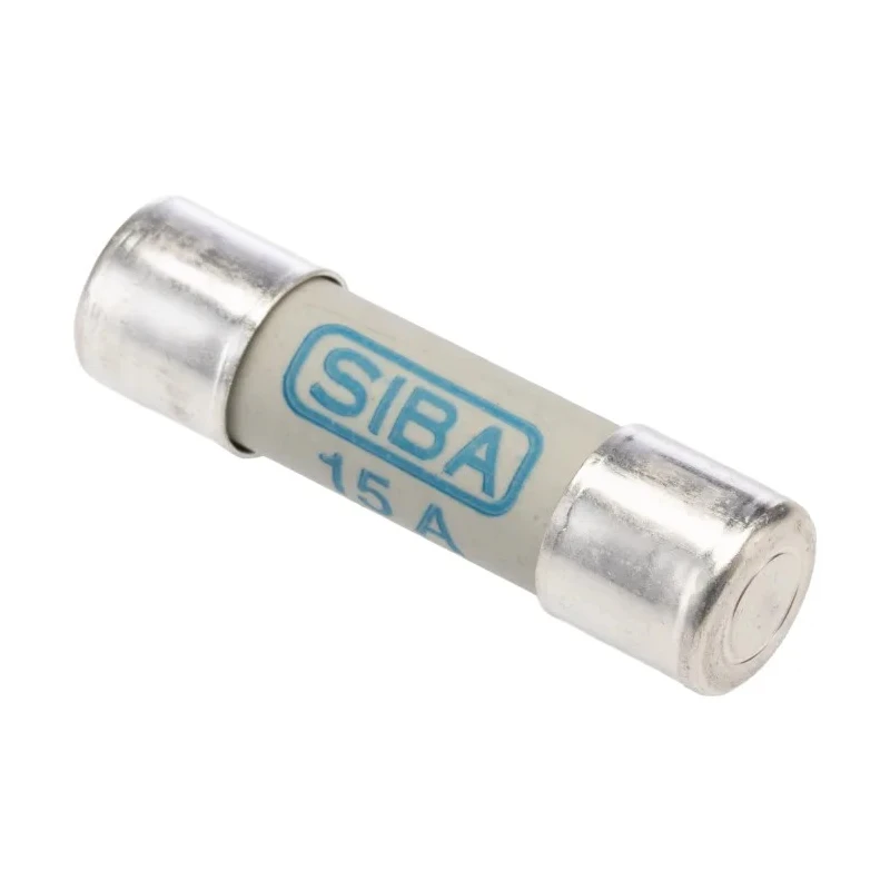 SIBA 15A Ceramic Cartridge Fuse, 10 x 38 mm 5021526.15