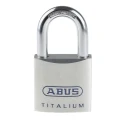 ABUS Keyed Titalium Weatherproof Padlock 50 mm Body, 9.5 mm Shackle Diameter 80TI/50