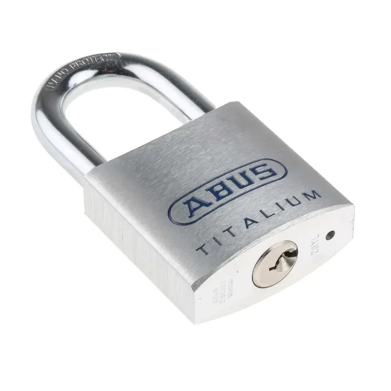 ABUS Keyed Titalium Weatherproof Padlock 50 mm Body, 9.5 mm Shackle Diameter 80TI/50