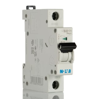 Eaton xEffect Single-Pole Miniature Circuit Breaker 1 Pole 10A Type B 400V AC 96V DC 6kA Breaking Capacity 239006 FAZ6-B10/1