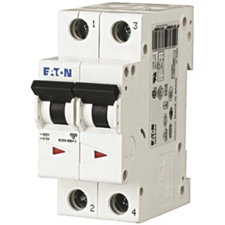 Eaton xEffect Miniature Circuit Breaker 2-Pole 10A Type D 400V AC 6 kA Breaking Capacity 168071 FAZ6-D10/2