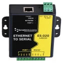 Brainboxes Server Serial Device Server 1 Port, 10/100 Base-Tx Ethernet, 1 MBd Baud Rate ES-020