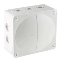 WISKA COMBI Series Grey Polypropylene Junction Box IP66 IP67, 4 Terminals, 160 mm x 140 mm x 81 mm 1210/5/G