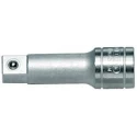 Gedore 1/2 in Square Drive Extension Socket, 76mm Overall Length, Vanadium Steel, Chrome Finish 1990-3