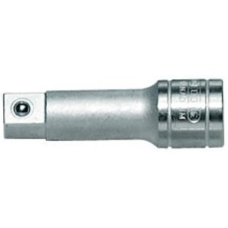 Gedore 1/2 in Square Drive Extension Socket, 76mm Overall Length, Vanadium Steel, Chrome Finish 1990-3