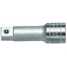 Gedore 1/2 in Square Drive Extension Socket, 76mm Overall Length, Vanadium Steel, Chrome Finish 1990-3
