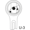 Gedore 3/8 in Square Drive Chrome Vanadium Steel Ratchet with Ratchet Handle, 200mm Overall 3093 U-3