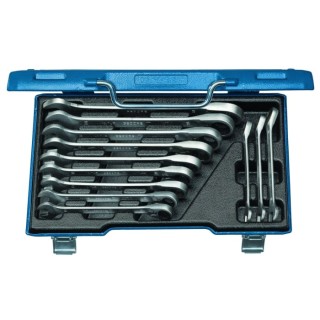 Gedore 12-Piece Ratchet Spanner Set 8 to 19 mm Vanadium Steel Chrome Finish 7 UR-012