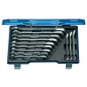 Gedore 12-Piece Ratchet Spanner Set 8 to 19 mm Vanadium Steel Chrome Finish 7 UR-012