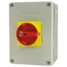 RS PRO 4-Pole Panel Mount Isolator Switch 3-Phase, IP65, 25A, 11 kW IP65