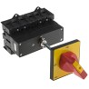 RS PRO 6-Pole DIN Rail Isolator Switch Red Handle IP65, 125A, 90 kW IP65
