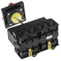RS PRO 6-Pole DIN Rail Isolator Switch Red Handle IP65, 125A, 90 kW IP65