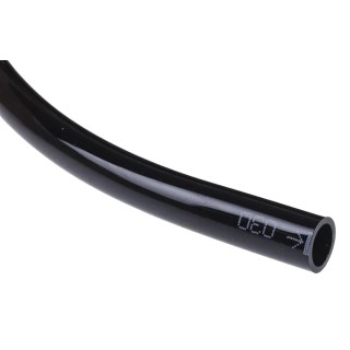 RS PRO Compressed Air Pipe Black Polyurethane 10 mm Diameter 30 m Length 8 bar Pressure 774-7052