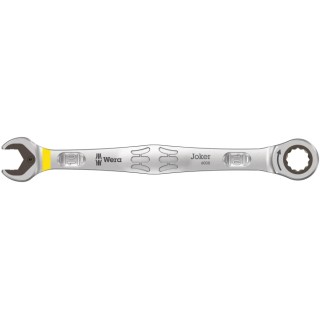 Wera Combination Ratchet Spanner Nickel Chrome Plated, 159mm Overall Length, 0.39 in Size 05073270001