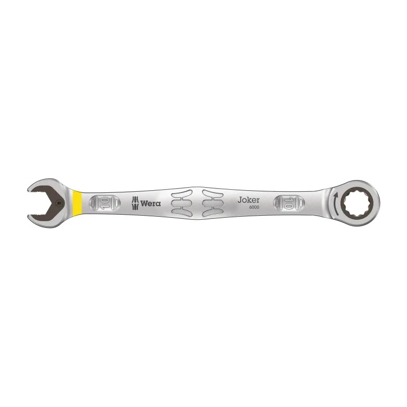 Wera Combination Ratchet Spanner Nickel Chrome Plated, 159mm Overall Length, 0.39 in Size 05073270001