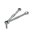 Wera Combination Ratchet Spanner Nickel Chrome Plated, 159mm Overall Length, 0.39 in Size 05073270001