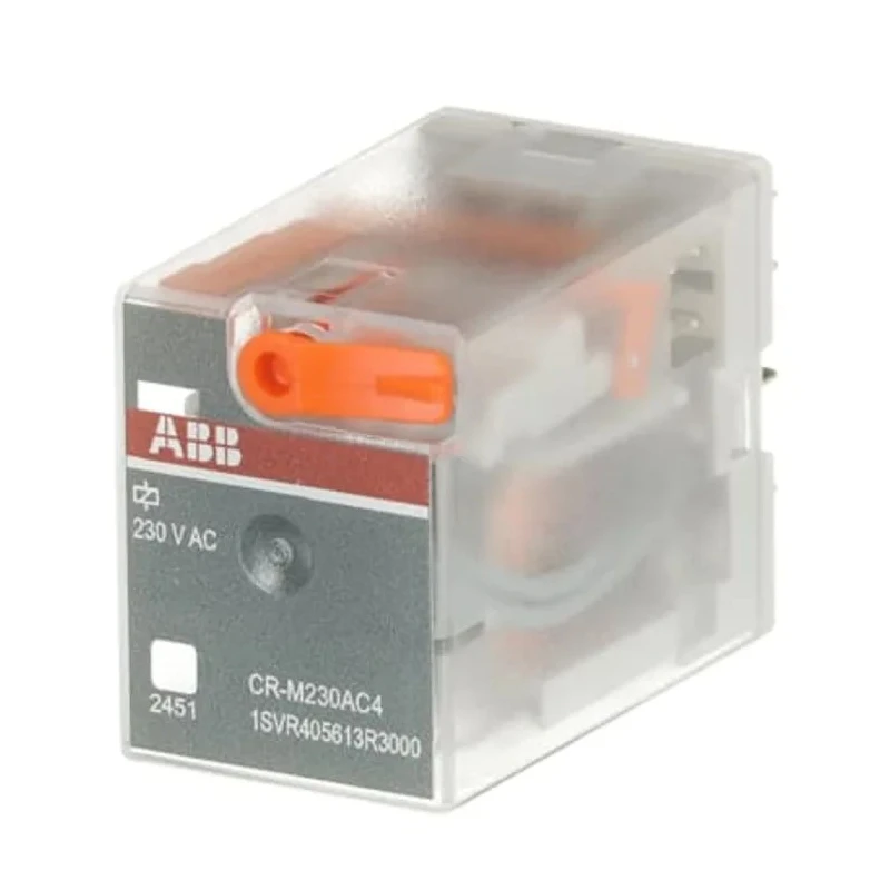 ABB Power Relay 230V AC Coil, 6A Switching Current, SPDT CRM Series 1SVR405613R3000 CR-M230AC4