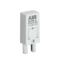 ABB 2 Way 230 V AC, 230 V DC DIN Rail Relay Socket for use with CR-P Series PCB Relay 1SVR405653R1000 CR-P/M 52C