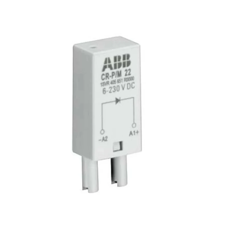 ABB 2 Way 230 V AC, 230 V DC DIN Rail Relay Socket for use with CR-P Series PCB Relay 1SVR405653R1000 CR-P/M 52C