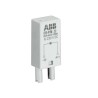 ABB 2 Way 230 V AC, 230 V DC DIN Rail Relay Socket for use with CR-P Series PCB Relay 1SVR405653R1000 CR-P/M 52C