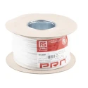 RS PRO 2 Core Power Cable White 0.5mm² 70°C PVC Jacket 100 m 300V 775-6081