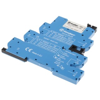 Finder 39 Series Electromechanical Interface Relay, DIN Rail Mount, 6V AC/DC Dual Coil, SPDT Contact 39.31.0.006.0060