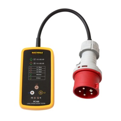 Martindale Industrial 16A 415V CAT III Socket Tester PC105 16A 415V CAT III