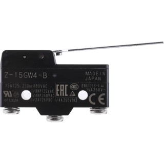 Omron Z Series Lever Limit Switch SPDT 15A 500V AC Thermosetting Resin Housing IP00 