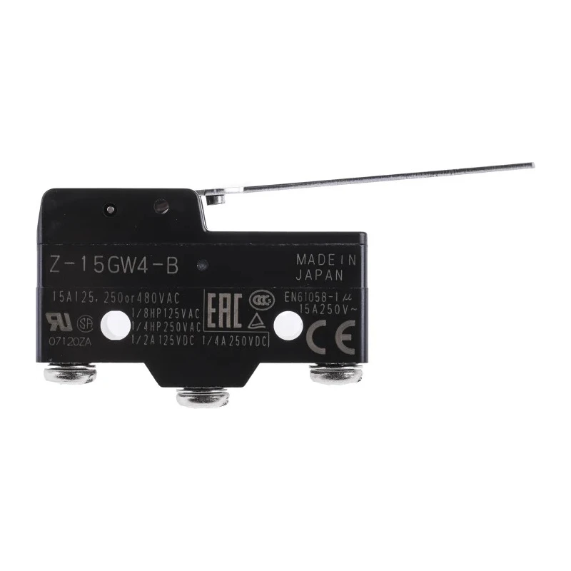 Omron Z Series Lever Limit Switch SPDT 15A 500V AC Thermosetting Resin Housing IP00 