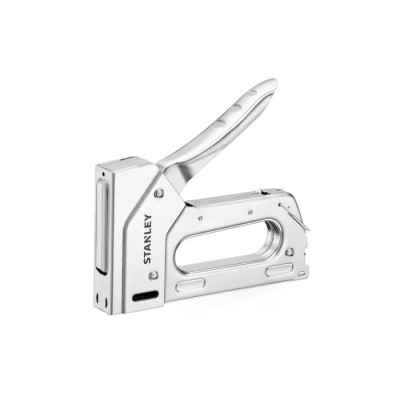 Stanley Steel Staple Gun 6 to 14mm Staple Size Adjustable Power Soft Grip 6-TR110