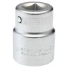 STAHLWILLE 3/4 in Drive 33 mm 6 Point Square Chrome Plated Steel Socket, 60mm Overall Length 05010033